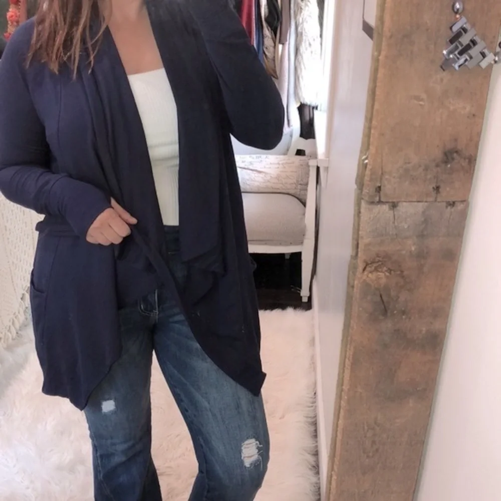 Matilda Jane blue belted cardigan wrap size small